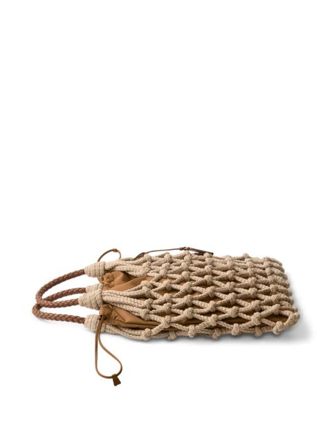 Prada drawstring clutch bag - Brown