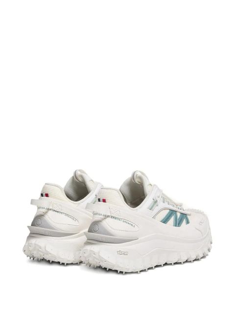 Moncler lace rubber sole sneakers - Neutrals