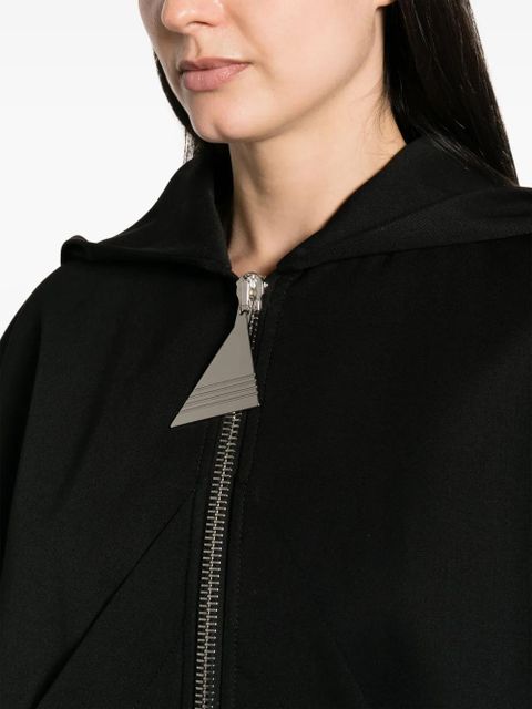 The Attico hooded bomber jacket - Black