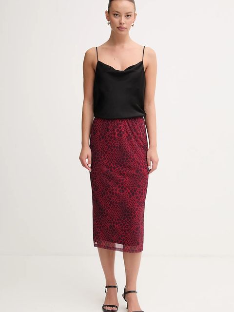 Marc Aurel spódnica kolor czerwony midi ołówkowa 2327-7001-73891