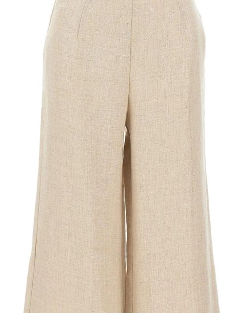 Faithfull the Brand Jean high-waisted flared trousers - Neutrals