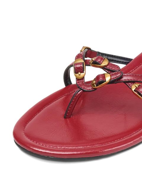Marc Jacobs The Kiki leather sandals - Red