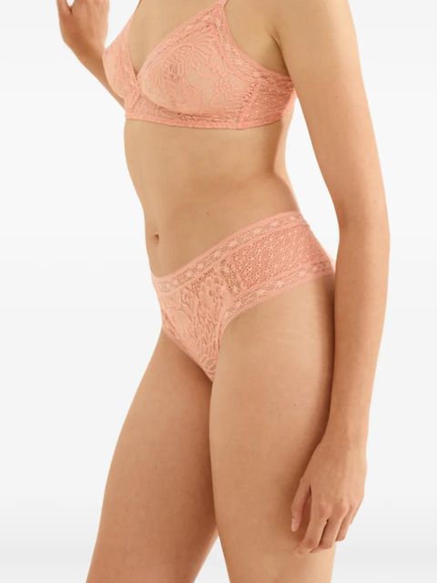ERES Murmures floral lace briefs - Pink
