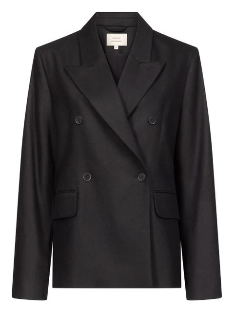 LouLou de Saison GINA peak-lapel double-breasted blazer - Black - zdjęcie produktu nr 1