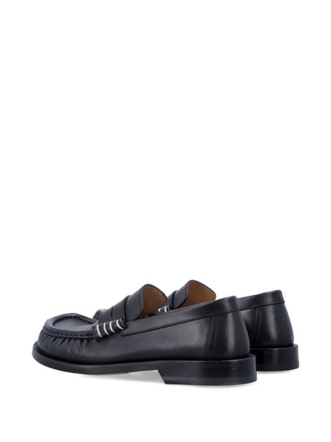 JW Anderson leather loafers - Black