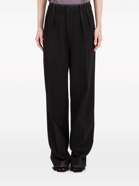 Maison Margiela straight-leg gabardine wool trousers - Black - zdjęcie produktu nr 2