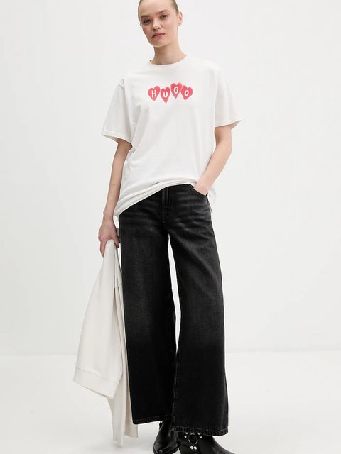 HUGO t-shirt bawełniany Vintage Tee_22