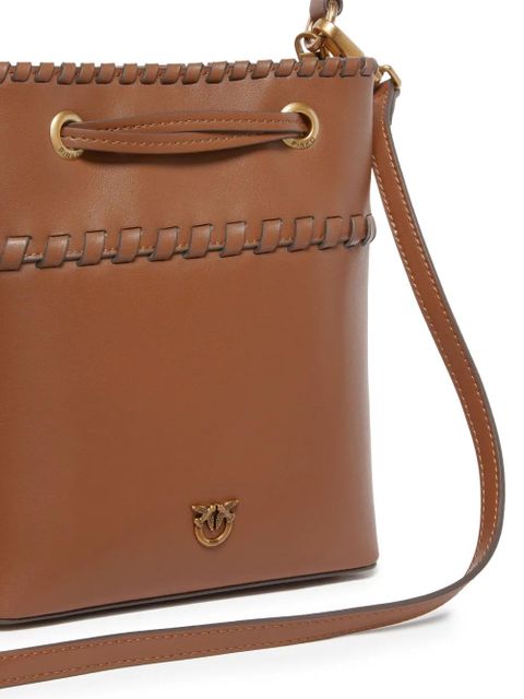 PINKO leather bucket bag - Brown