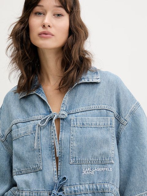 Karl Lagerfeld Jeans koszula jeansowa