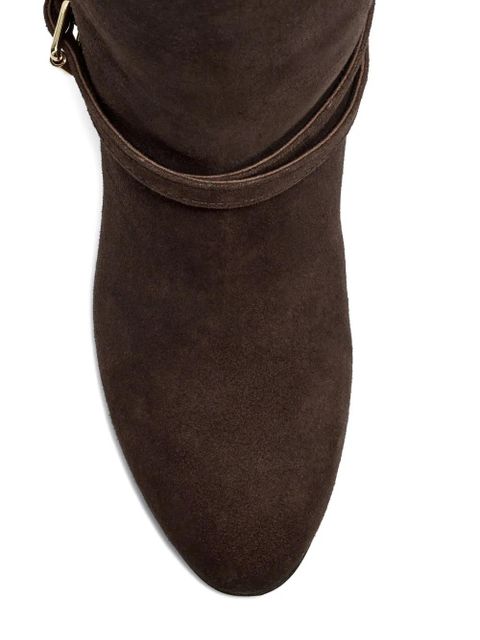 GANNI buckle-strap boots - Brown - zdjęcie produktu nr 2