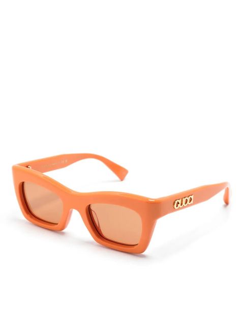 Gucci Eyewear GG1773S butterfly-frame sunglasses - Orange - zdjęcie produktu nr 2