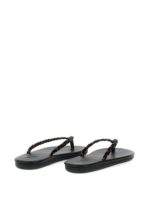 Ancient Greek Sandals Saionara braided flip-flops - Black - zdjęcie produktu nr 2
