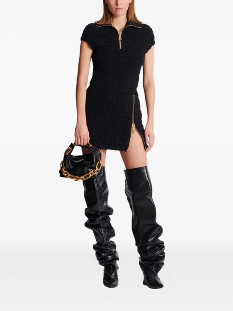 Balmain tweed top - Black