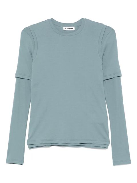 Jil Sander cotton T-shirt - Blue - zdjęcie produktu nr 1