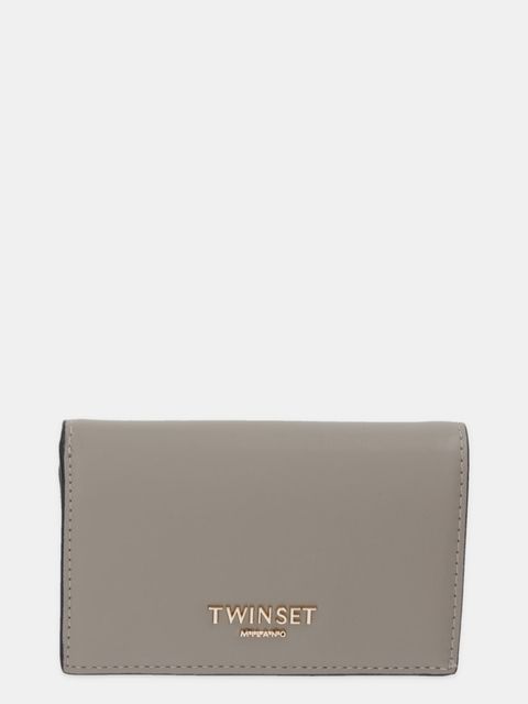 Twinset portfel damski kolor szary 252TL8013 - zdjęcie produktu nr 1