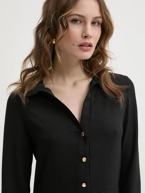 Morgan sukienka RBREST kolor czarny mini rozkloszowana RBREST