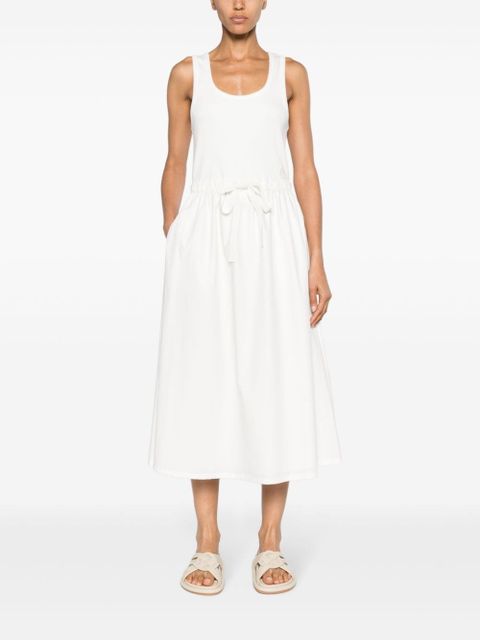 Moncler drawstring-waist midi dress - White - zdjęcie produktu nr 2