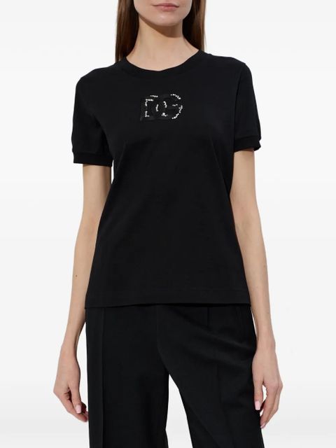 Dolce & Gabbana logo-embellished T-shirt - Black