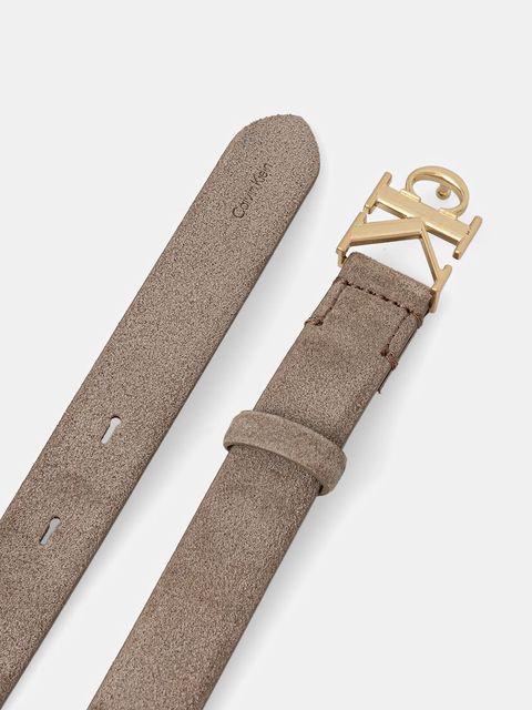 Calvin Klein pasek zamszowy damski kolor beżowy LV04F7079G - zdjęcie produktu nr 2