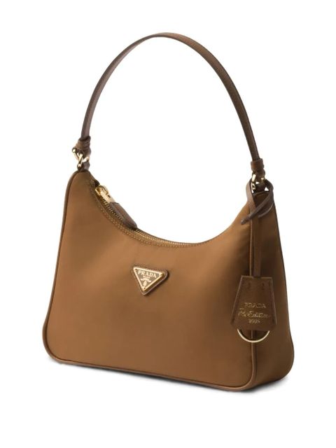 Prada mini Re-Edition shoulder bag - Brown