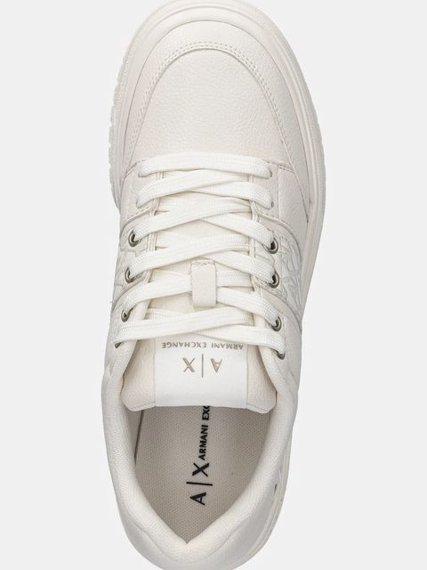 Armani Exchange sneakersy damskie kolor beżowy XW001624 AF17450 U0011