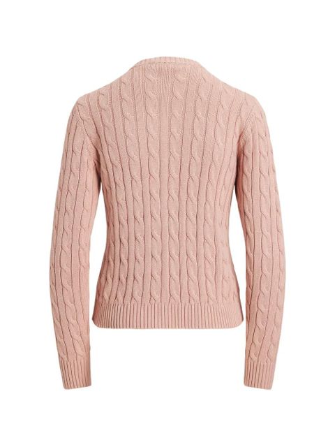 Lauren Ralph Lauren cable-knit cardigan - Pink - zdjęcie produktu nr 2