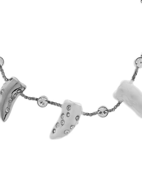 Marni crystal-embellished charm bracelet - Silver