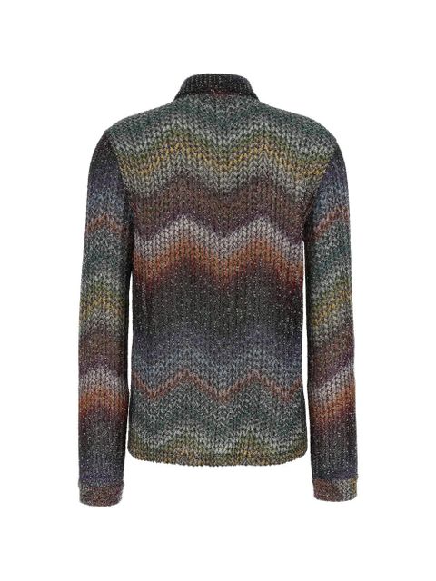 Missoni sequin zigzag shirt - Grey - zdjęcie produktu nr 2