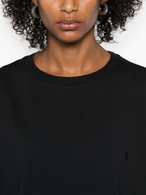 The Attico cotton T-shirt - Black