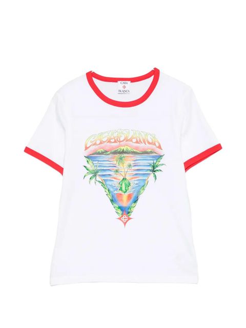 Casablanca graphic T-shirt - White - zdjęcie produktu nr 1