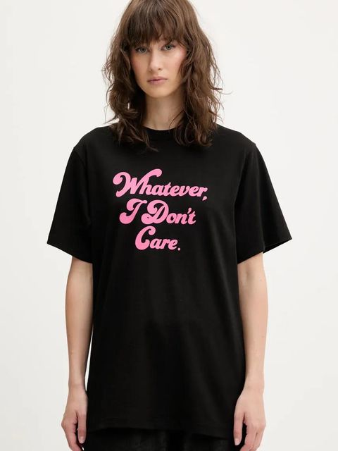 HUGO t-shirt bawełniany damski kolor czarny 50539107 - zdjęcie produktu nr 1