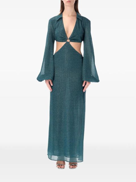 Oséree Lumière cut-out long dress - Blue - zdjęcie produktu nr 1