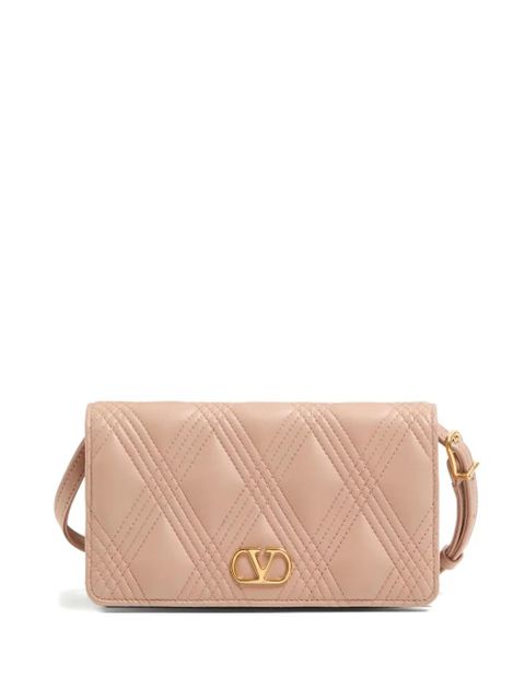 Valentino Garavani mini Quiltie 67 shoulder bag - Pink