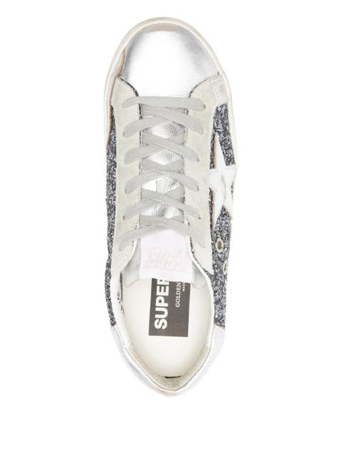 Golden Goose star-motif lace-up sneakers - Grey