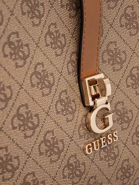 Guess torebka ZAMIRA kolor brązowy HWSG96 29020