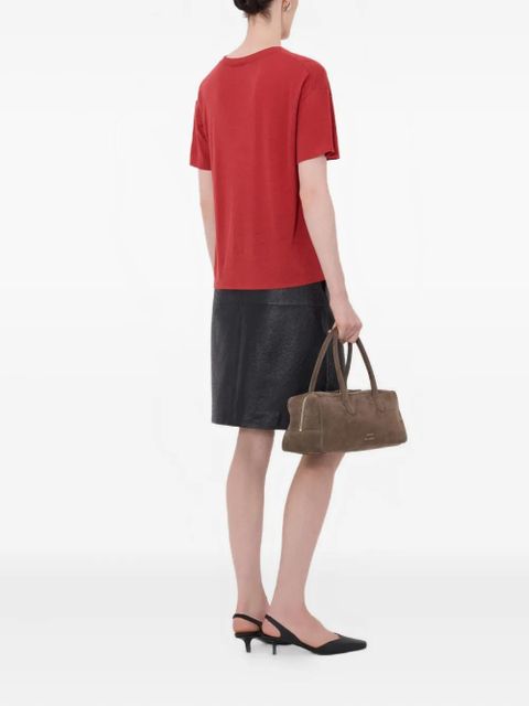 LouLou de Saison Ezra Lds ribbed T-shirt - Red