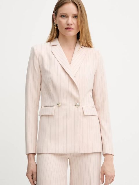 Morgan marynarka VIVI.F kolor beżowy dwurzędowa wzorzysta VIVI.F - zdjęcie produktu nr 1