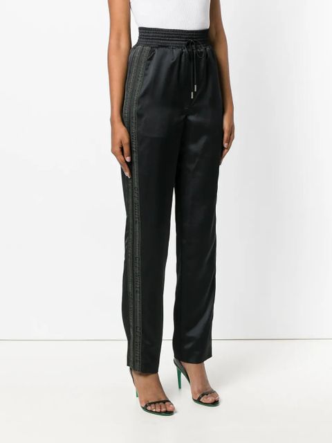 Off-White drawstring high-waist trousers - Black