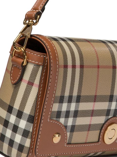 Burberry Vintage Check logo-plaque shoulder bag - Neutrals