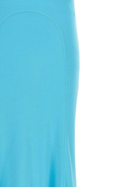 TOM FORD cut-out train skirt - Blue