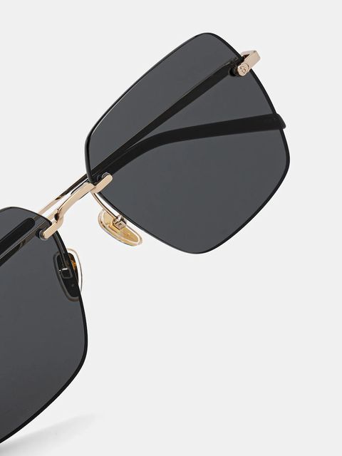 Gucci okulary przeciwsłoneczne damskie kolor złoty GG1955SA - zdjęcie produktu nr 2