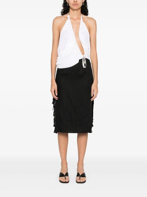 16Arlington Dafne midi skirt - Black