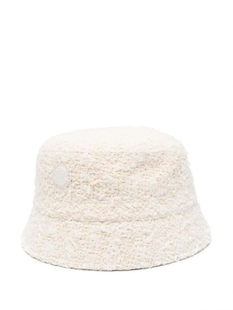 Moncler bouclé bucket hat - Neutrals - zdjęcie produktu nr 1