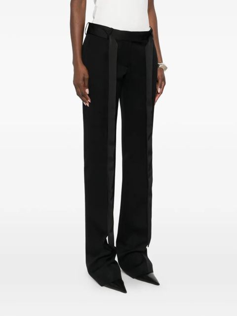 The Attico tie-waist trousers - Black - zdjęcie produktu nr 2