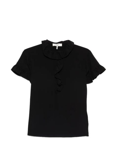Chloé short-sleeve ruffle blouses - Black - zdjęcie produktu nr 1