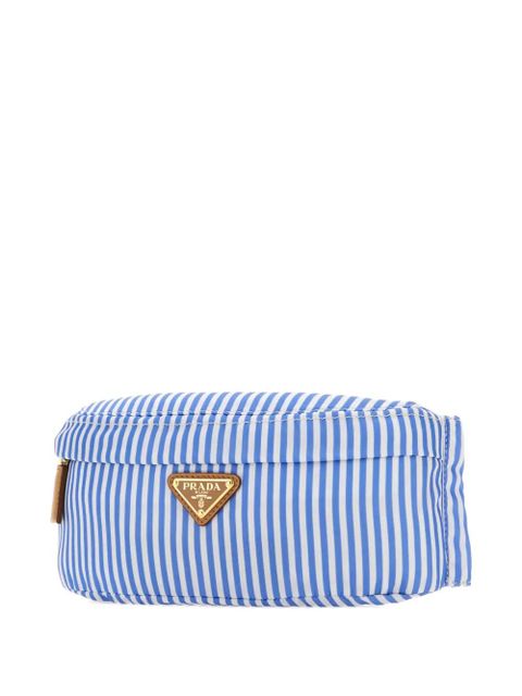Prada striped belt bag - Blue - zdjęcie produktu nr 2