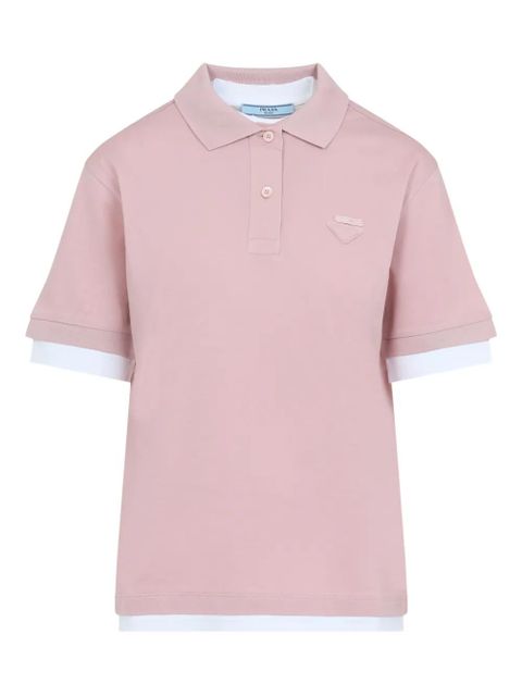 Prada layered polo shirt - Pink - zdjęcie produktu nr 1