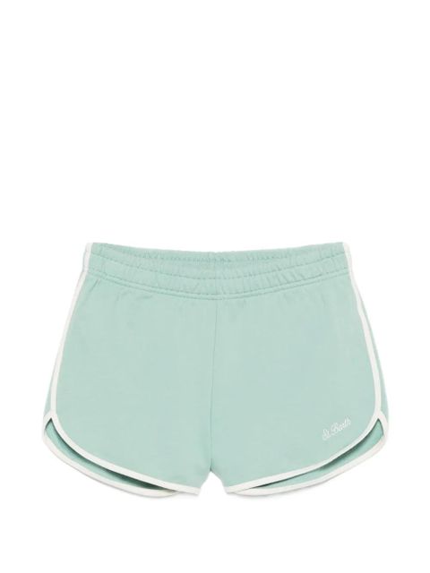 MC2 Saint Barth Francine Light logo-embroidered shorts - Green - zdjęcie produktu nr 1