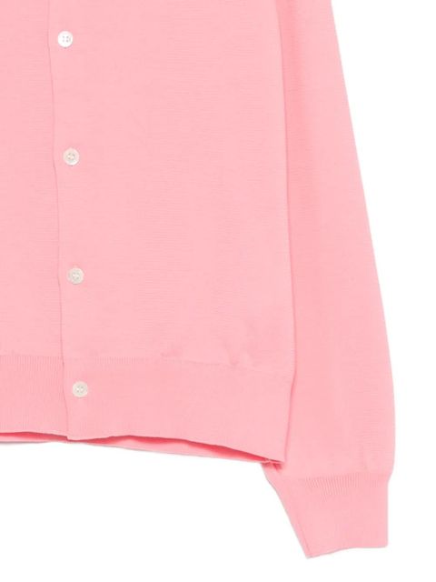 Comme Des Garçons button-up knitwear - Pink