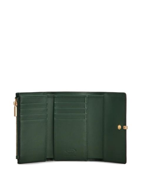 Tod's bar tri-fold wallet - Green